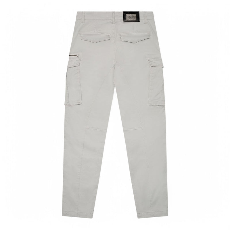 Premium Milano Mens Naples Cargo Pants KH0927 Grey