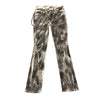 Premium Milano Mens Zip White Stone Stacked Flare Jeans PM003F25-220 Cloud Wash