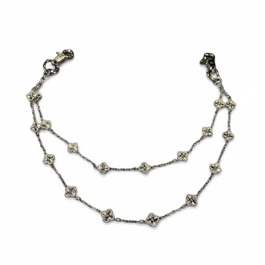 Premium Milano Mens Motif Chain PMC8-OC Silver