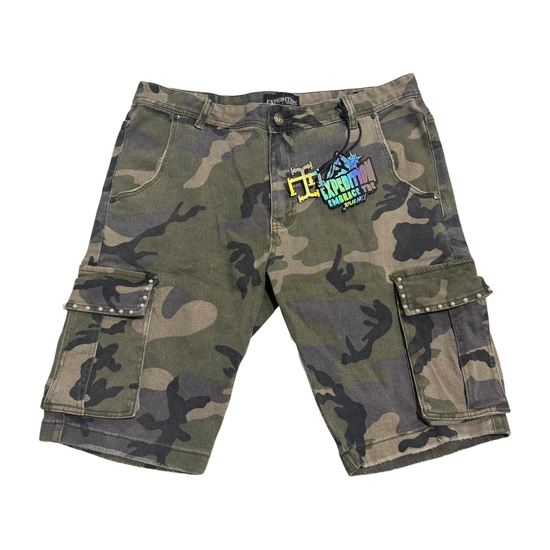 Expedition Mens Camo Cargo Shorts PMCGS26918 Camouflage