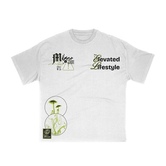 Premium Milano Mens Elevated Lifestyle Crew Neck T-Shirt S25331-14 White