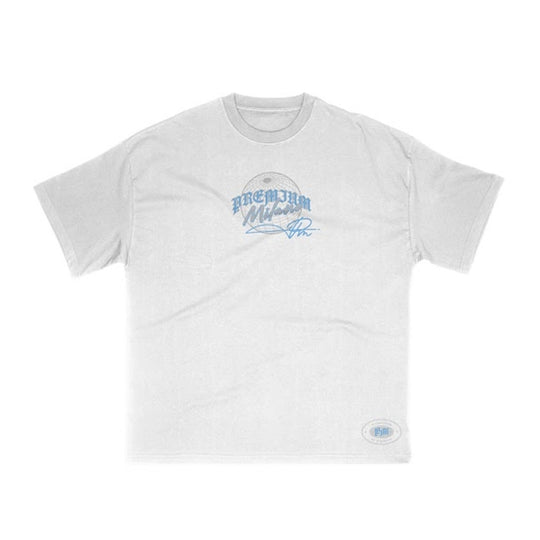 Premium Milano Mens One World Crew Neck T-Shirt S25331-16 White