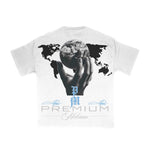Premium Milano Mens One World Crew Neck T-Shirt S25331-16 White