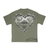 Premium Milano Mens Bound By Destiny Crew Neck T-Shirt S25415-21 Olive