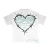 Premium Milano Mens Bound By Destiny Crew Neck T-Shirt S25415-21 White