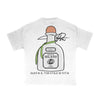 Premium Milano Mens Premium Tequila Crew Neck T-Shirt S25415-31 White