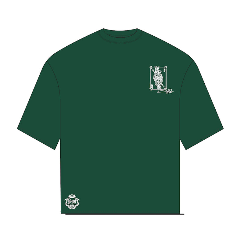 Premium Milano Mens Premium King Crew Neck T-Shirt S25415-50 Emerald