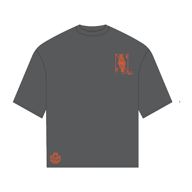 Premium Milano Mens Premium King Crew Neck T-Shirt S25415-50 Gray