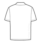 Premium Milano Mens Milano Tonal Emblem Polo Shirt S25415-52 White