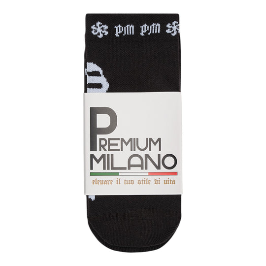 Premium Milano Mens Tube Socks SXPM1963 Black/White