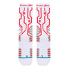 Premium Milano Mens Ellite Socks SXPM1974 White/Red/Gray