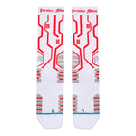 Premium Milano Mens Ellite Socks SXPM1974 White/Red/Gray