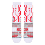 Premium Milano Mens Ellite Socks SXPM1974 White/Red/Gray