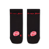 Premium Milano Mens Ankle Socks SXPM1984 Black/Red
