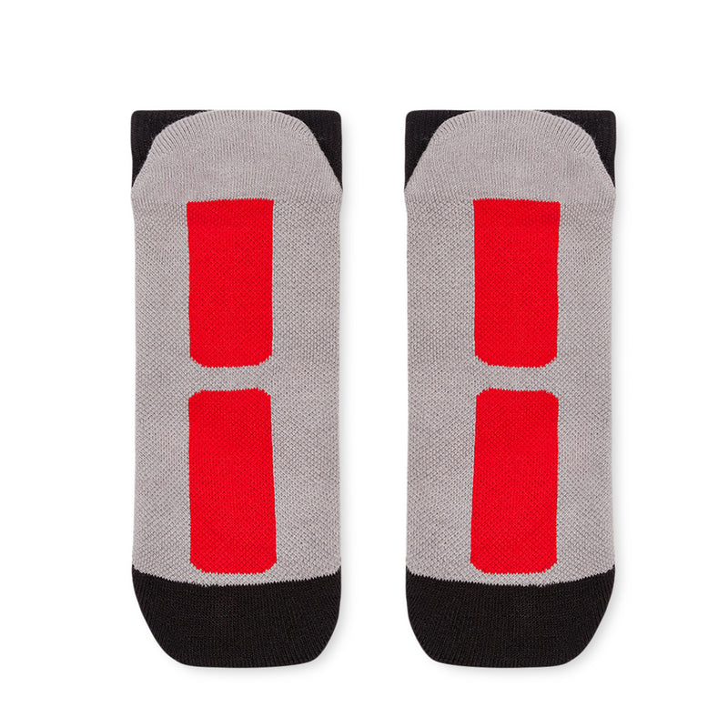 Premium Milano Mens Ankle Socks SXPM1984 Black/Red