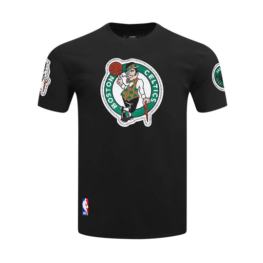 Pro Standard Mens NBA Boston Celtics DIY Pick Stitch M SJ Crew Neck T-Shirt BBC1515899-BLK Black