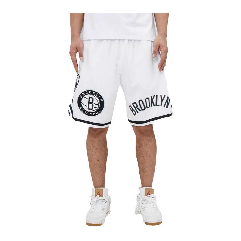 Pro Standard Mens NBA Brooklyn Nets Pro Team Shorts BBN351968-WHT White