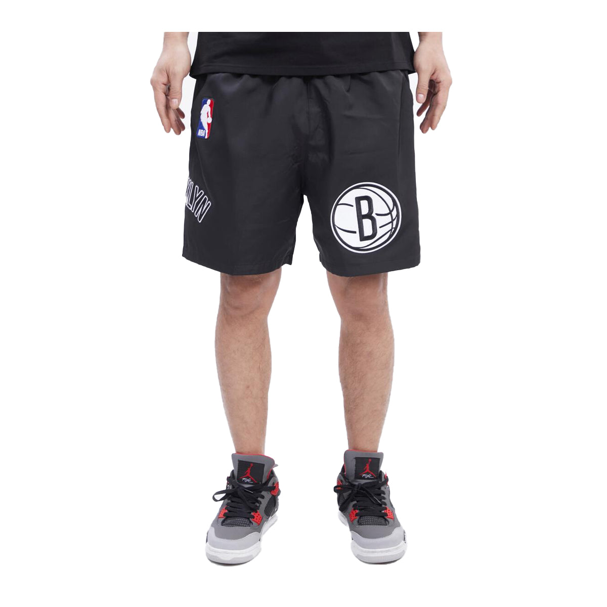 Pro Standard Mens NBA Brooklyn Nets Classic Shorts BBN357056-BLK Black