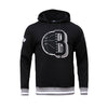 Pro Standard Mens NBA Brooklyn Nets Mash Up Hoodie BBN554164-BLK Black