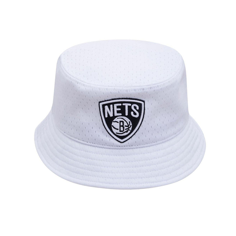 Pro Standard Mens NBA Brooklyn Nets Bucket Hat BBN753904-WHT White