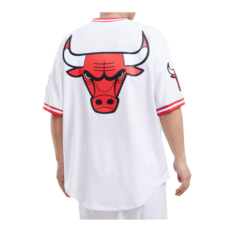 Pro Standard Mens NBA Chicago Bulls Neutral CJ Drop Shoulder Crew Neck T- Shirt BCB157096-BLK Black