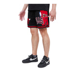 Pro Standard Mens NBA Chicago Bulls Retro Classic Dk 2.0 Shorts BCB356012-BKR Black/Red