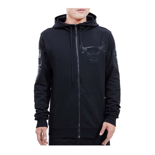 Pro Standard Mens NBA Chicago Bulls Hoodie BCB553441-BLK Triple Black