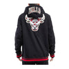 Pro Standard Mens NBA Chicago Bulls Pro Prep Rib FLC PO Hoodie BCB559459-BRK Black/Red/Black