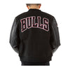 Pro Standard Mens NBA Chicago Bulls Six Time Finals Logo Varsity Jacket BCB651681-BLK Black/Red