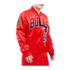 Pro Standard Mens NBA Chicago Bulls Home Town Satin Jacket BCB654341-RED Red