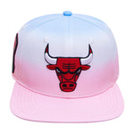 Pro Standard Mens NBA Chicago Bulls Logo Snapback Hat BCB753865-BWP Ombre