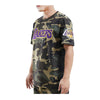 Pro Standard Mens NBA Los Angeles Lakers Logo Pro Team Crew Neck T-Shirt BLL153480-CAM Camouflage