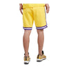 Pro Standard Mens NBA Los Angeles Lakers Game Shorts BLL351639-YEL Yellow