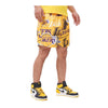 Pro Standard Mens NBA Los Angeles Lakers Toss Logo Woven Shorts BLL357098-3LL Yellow