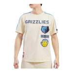 Pro Standard Mens NBA Memphis Grizzlies Retro Classic Sj Striped Crew Neck T-Shirt BMG158868-EUN Eun