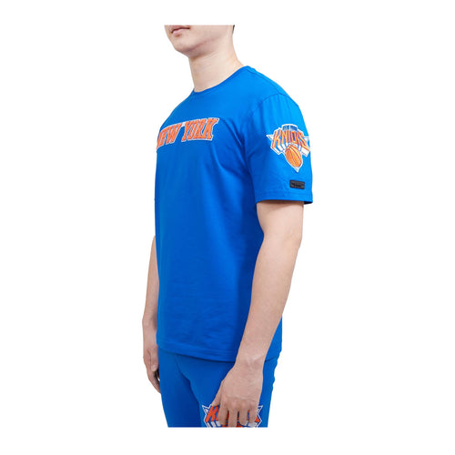 Pro Standard Mens NBA New York Knicks Pro Team Crew Neck T-Shirt BNK151552-RYB Royal Blue