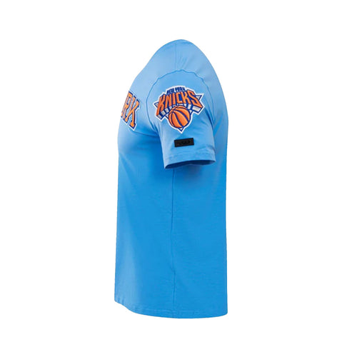 Pro Standard Mens NBA New York Knicks Classic Chenille Crew Neck T-Shirt BNK151552-UNI University Blue
