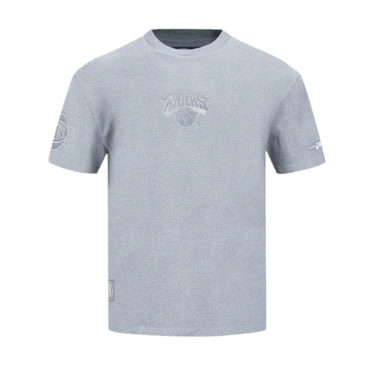 Pro Standard Mens NBA New York Knicks Reverse French Terry Crew Neck T-Shirt BNK1515851-DHG Dark Jasper Grey