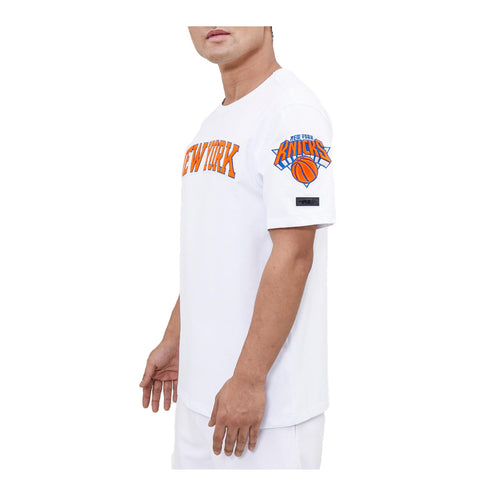 Pro Standard Mens NBA New York Knicks Pro Team Crew Neck T-Shirt BNK152514-WHT White