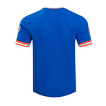 Pro Standard Mens NBA New York Knicks Classic Chenille Crew Neck T-Shirt BNK152756-RYB Royal Blue