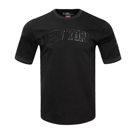 Pro Standard Mens NBA New York Knicks Classic 3BK Crew Neck T-Shirt BNK153436-BLK Black