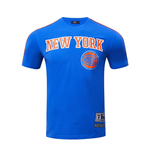 Pro Standard Mens NBA New York Knicks Pro Team Taping Crew Neck T-Shirt BNK154380-RYO Royal