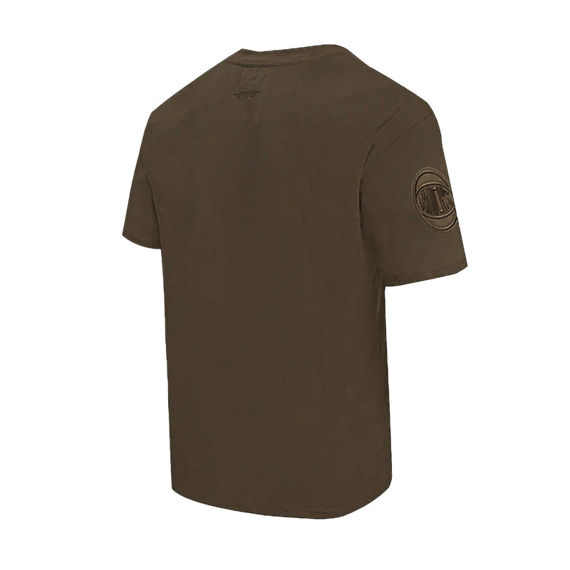 Pro Standard Mens NBA New York Knicks Neutral CJ Drop Shoulder Crew Neck T-Shirt BNK158150-DKT Dark Taupe