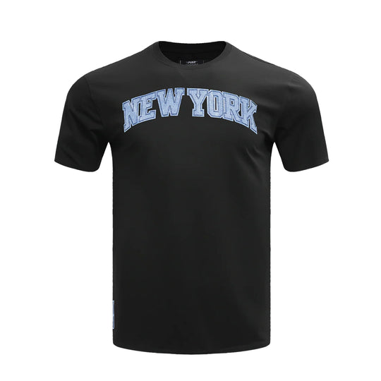 Pro Standard Mens NBA New York Knicks Varsity Blues Crew Neck T-Shirt BNK159798-BLK Black