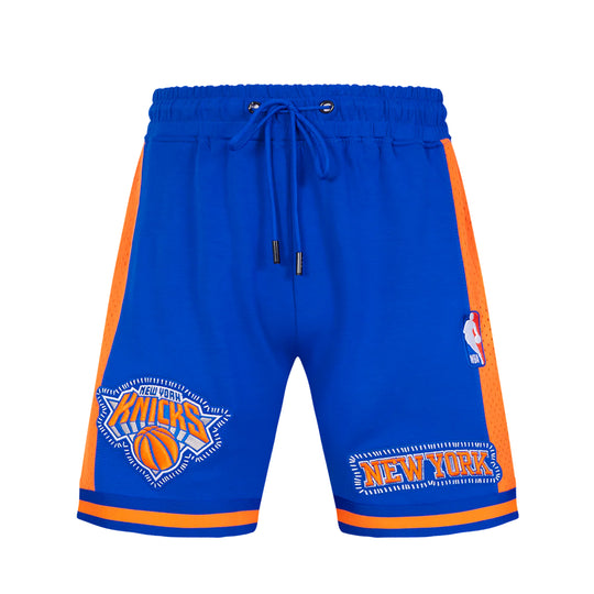 Pro Standard Mens NBA New York Knicks DIY Pick Stitch M DK 2.0 Shorts BNK3515877-RYO Royal Blue/Orange