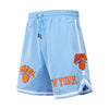 Pro Standard Mens NBA New York Knicks Classic Chenille Shorts BNK351921-UNI University Blue
