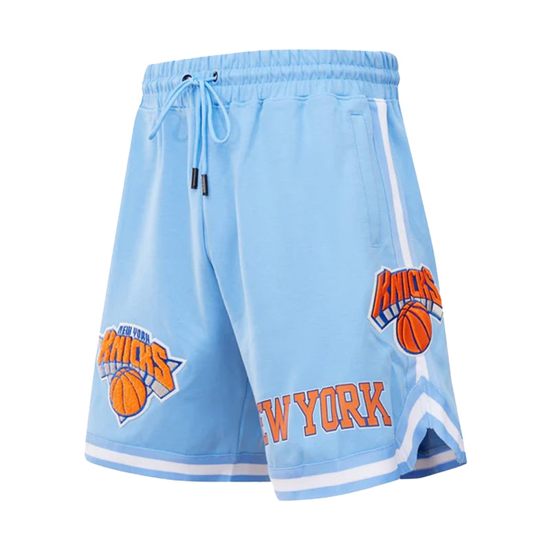 Pro Standard Mens NBA New York Knicks Classic Chenille Shorts BNK351921-UNI University Blue