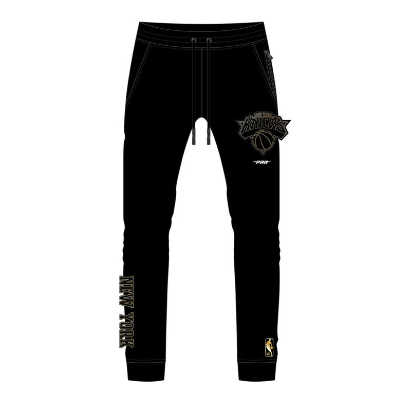 Pro Standard Mens NBA New York Knicks Black & Gold DK Joggers BNK4513689-BLK Black