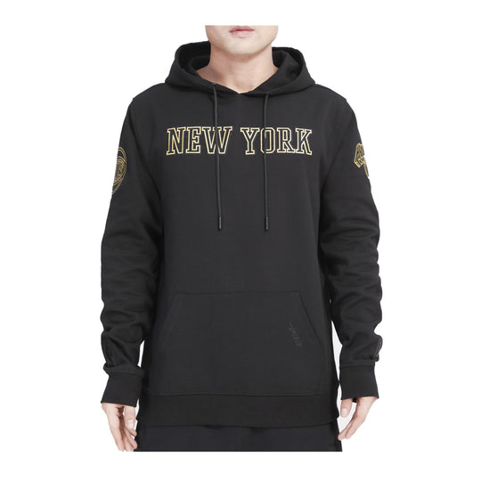 Pro Standard Mens NBA New York Knicks Black & Gold DK PO Hoodie BNK5513631-BLK Black