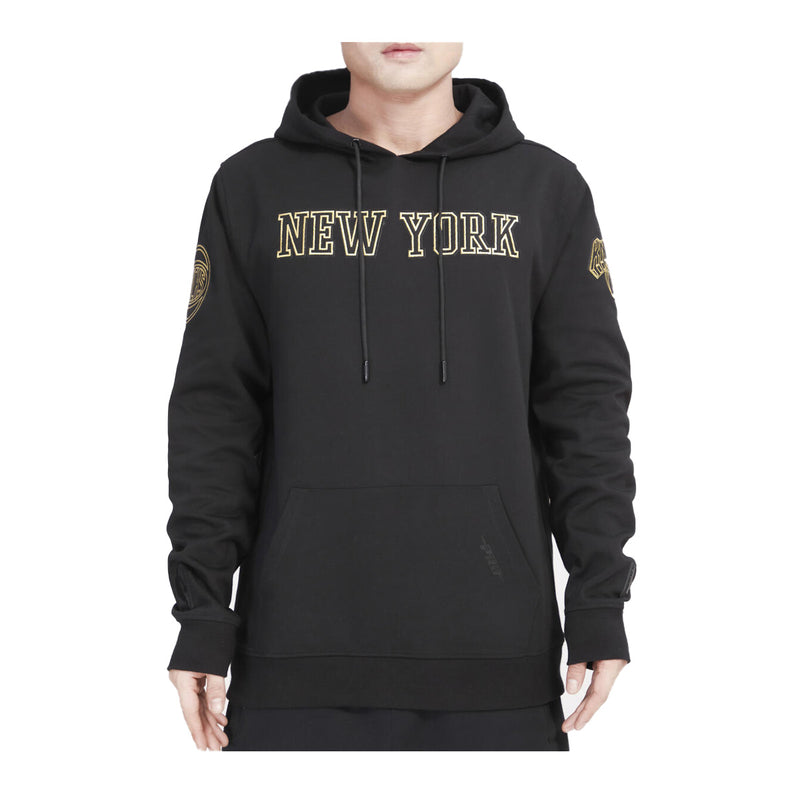 Pro Standard Mens NBA New York Knicks Black & Gold DK PO Hoodie BNK5513631-BLK Black